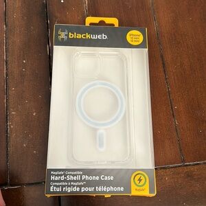 Blackweb new in box hard shell phone case iphone 12 mini and 13 mini